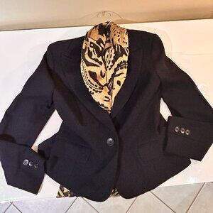 NEW Hobbs Bianca Navy Wool Blazer | UK 12 / US 8 | Fully Lined